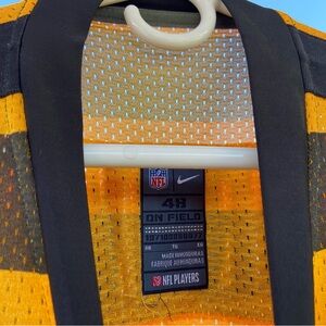 Nike Black and Yellow On Field Jersey